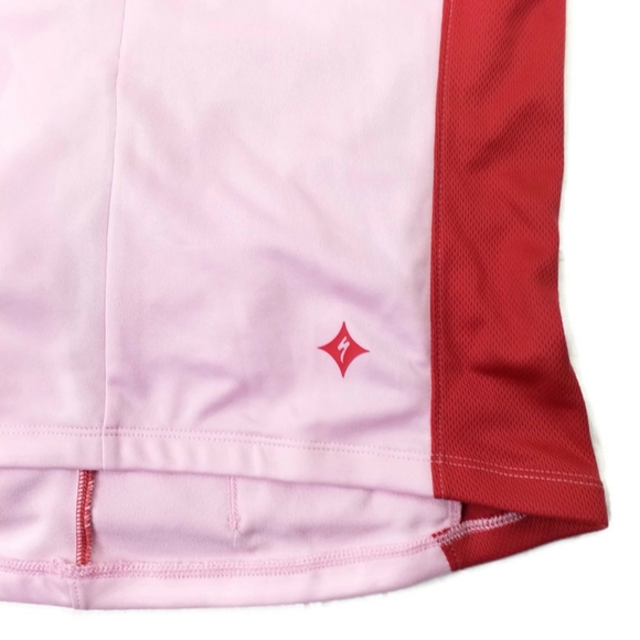 Specialized Cosa Jersey Pink Zip Front Sleeveless Cycling Shirt Womens Large - Picture 5 of 11
